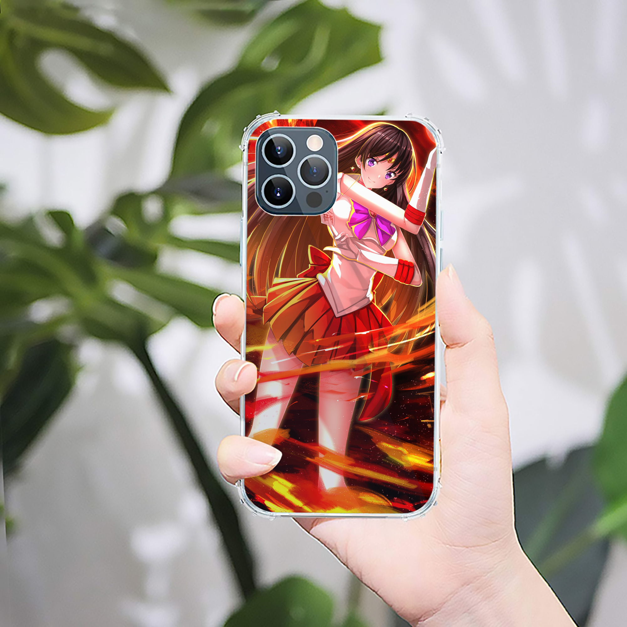 （画像用） 美少女戦士セーラームーン Sailor Moon 【iPhone 12シリーズ対応】透明スマホケース（クリアソフトケース）